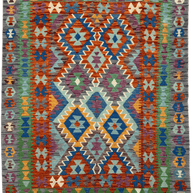 Chobi Kilim Rug - 193 cm x 146 cm