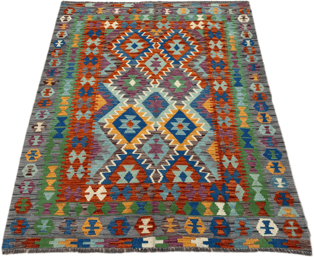 Chobi Kilim Rug - 193 cm x 146 cm