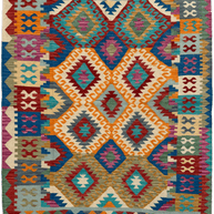 Chobi Kilim Rug - 199 cm x 154 cm