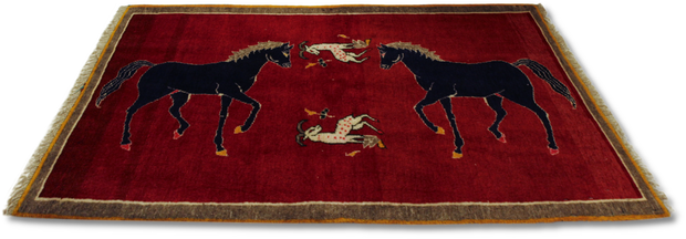 Persian Picture Rug - 185 cm x 98 cm