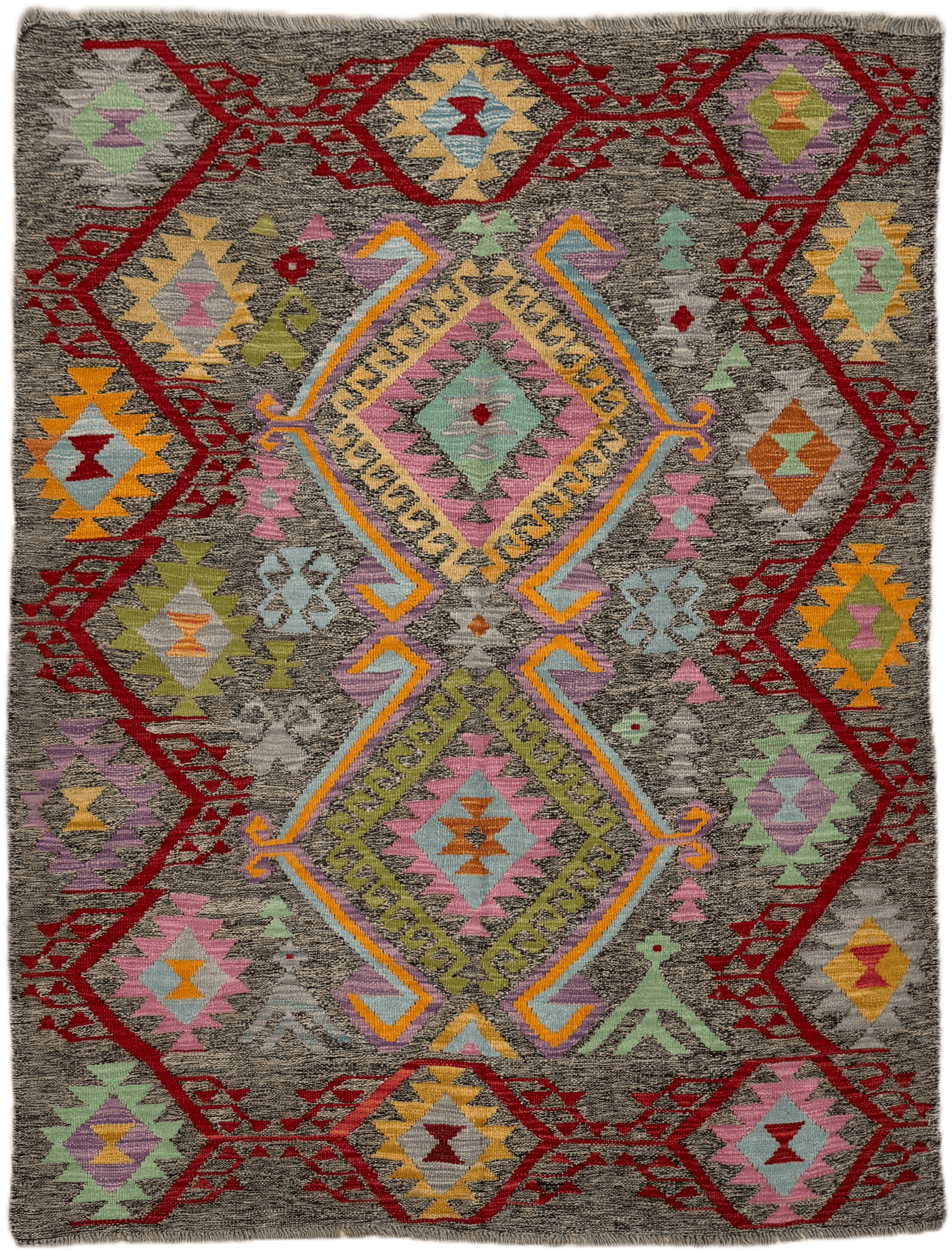 Chobi Kilim Rug - 197 cm x 150 cm