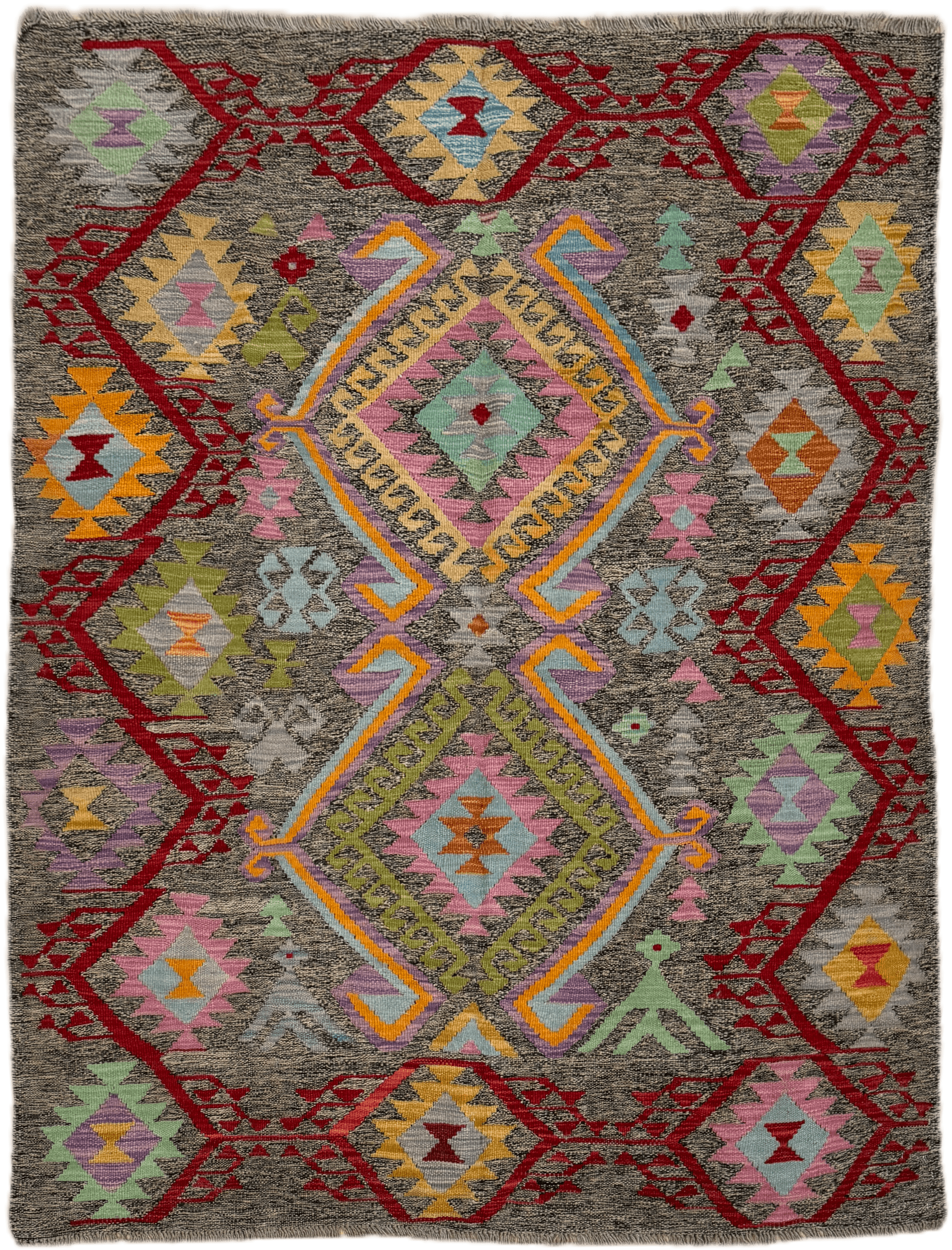 Chobi Kilim Rug - 197 cm x 150 cm