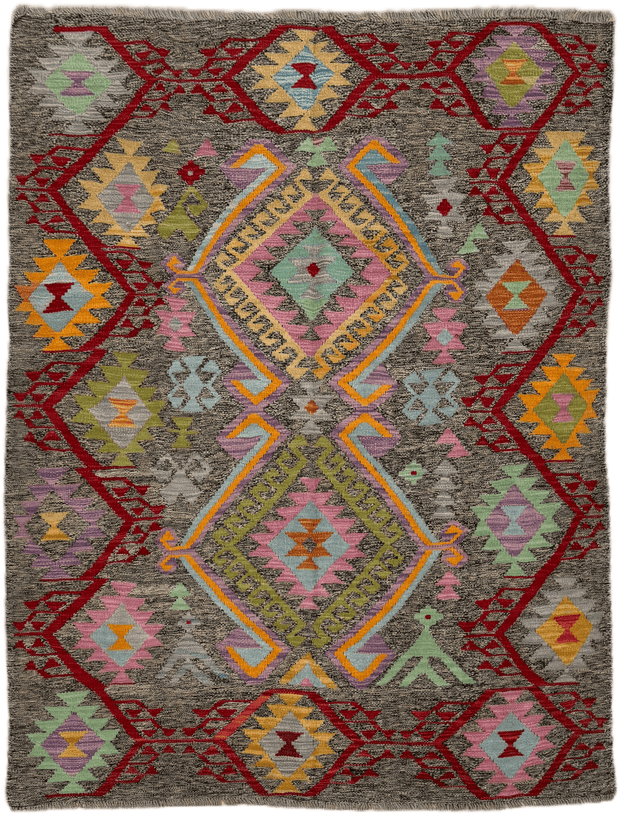 Chobi Kilim Rug - 197 cm x 150 cm