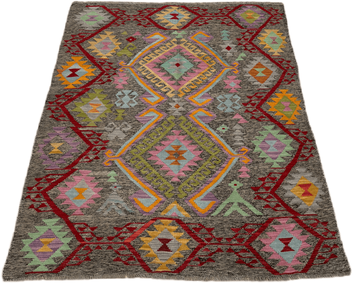 Chobi Kilim Rug - 197 cm x 150 cm