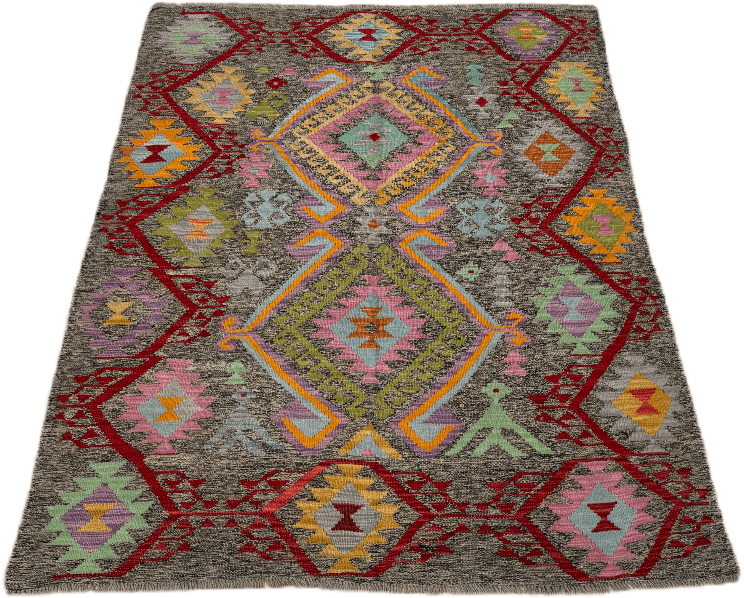 Chobi Kilim Rug - 197 cm x 150 cm