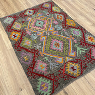 Chobi Kilim Rug - 197 cm x 150 cm