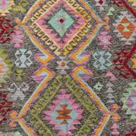 Chobi Kilim Rug - 197 cm x 150 cm