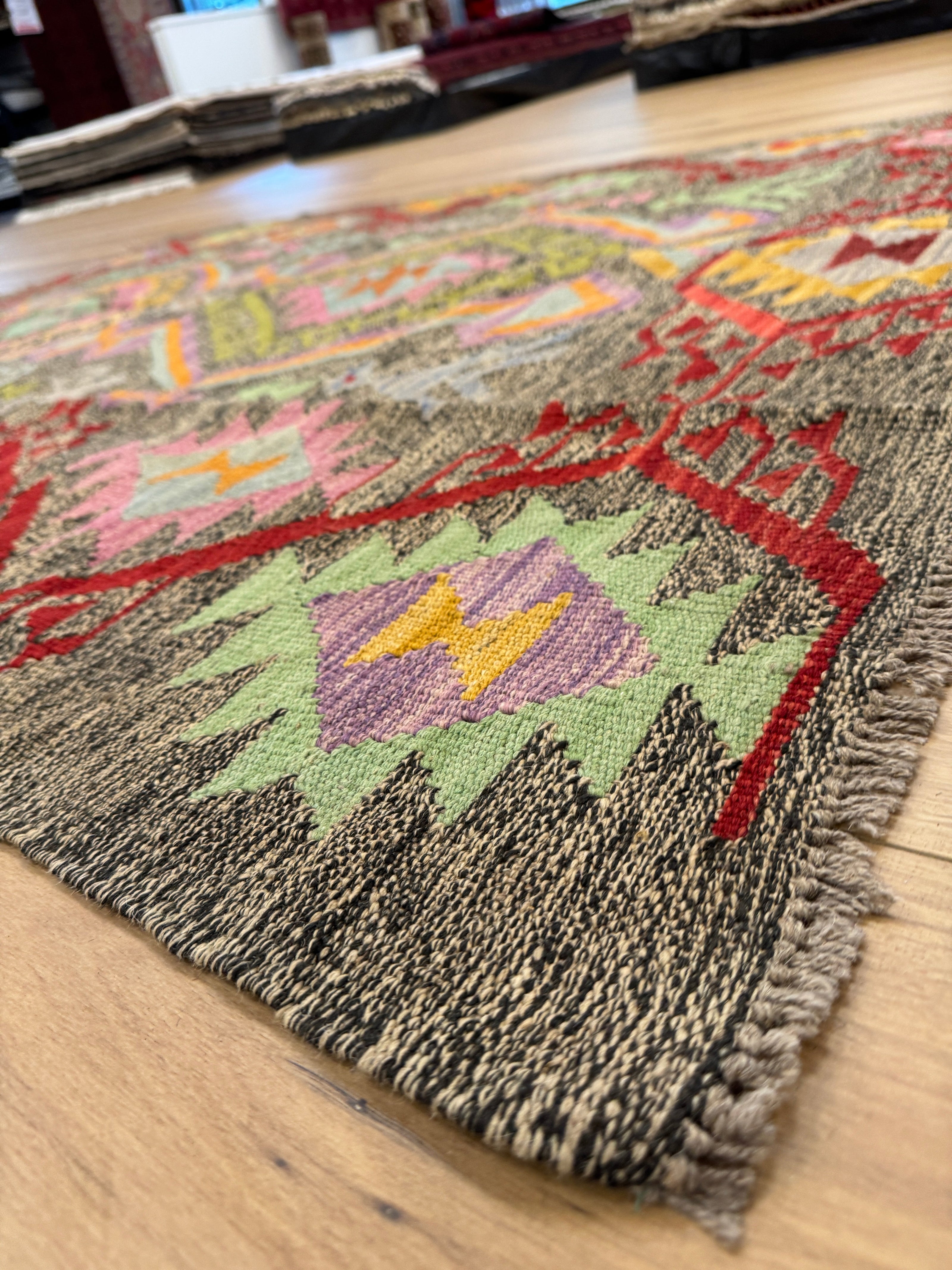 Chobi Kilim Rug - 197 cm x 150 cm