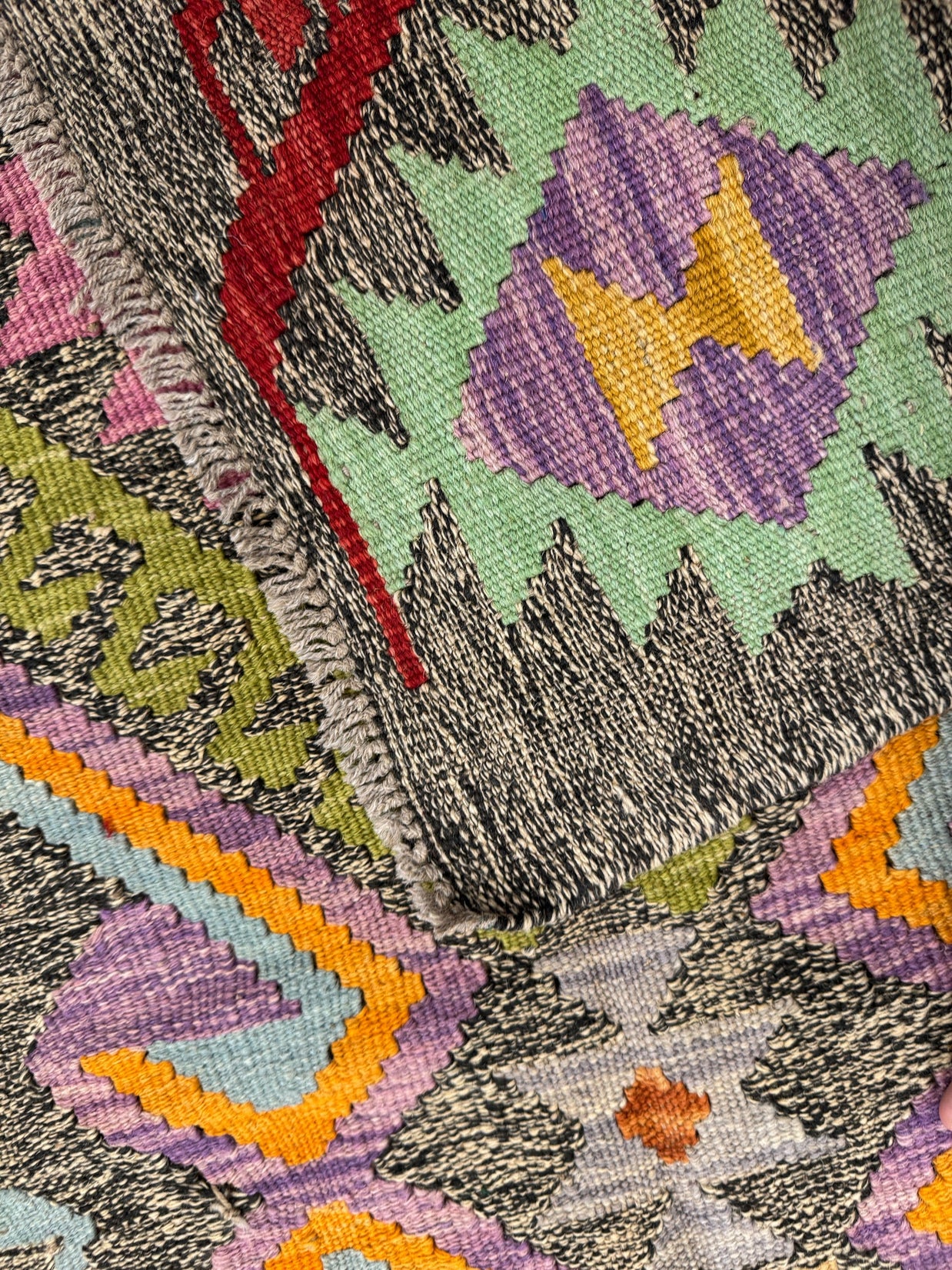 Chobi Kilim Rug - 197 cm x 150 cm