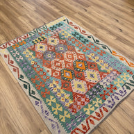 Chobi Kilim Rug - 198 cm x 155 cm