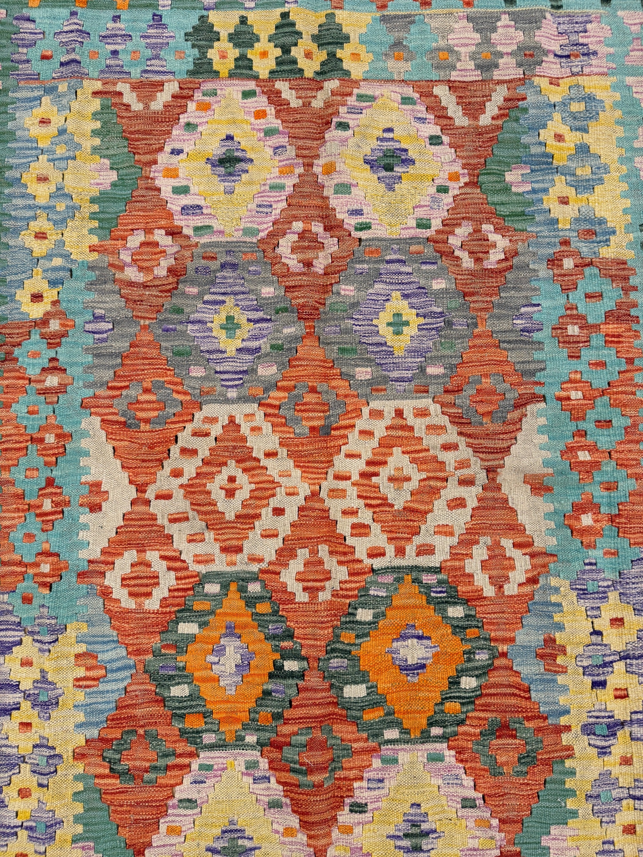 Chobi Kilim Rug - 198 cm x 155 cm