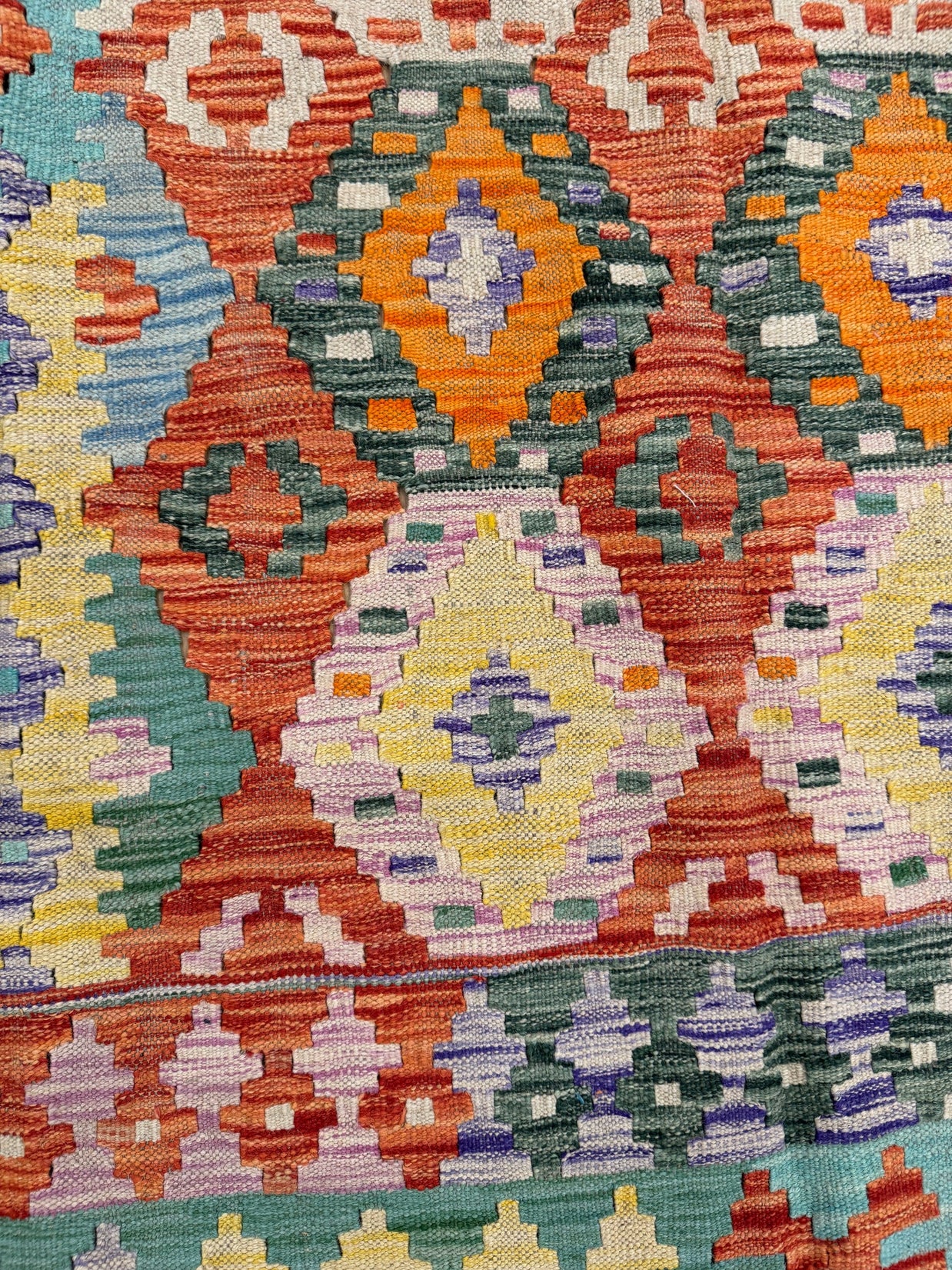 Chobi Kilim Rug - 198 cm x 155 cm