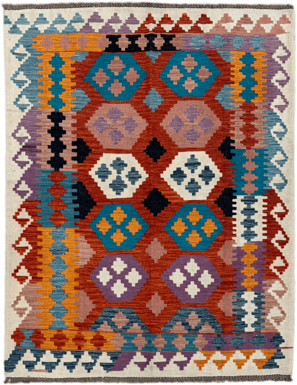 Chobi Kilim Rug - 192 cm x 148 cm