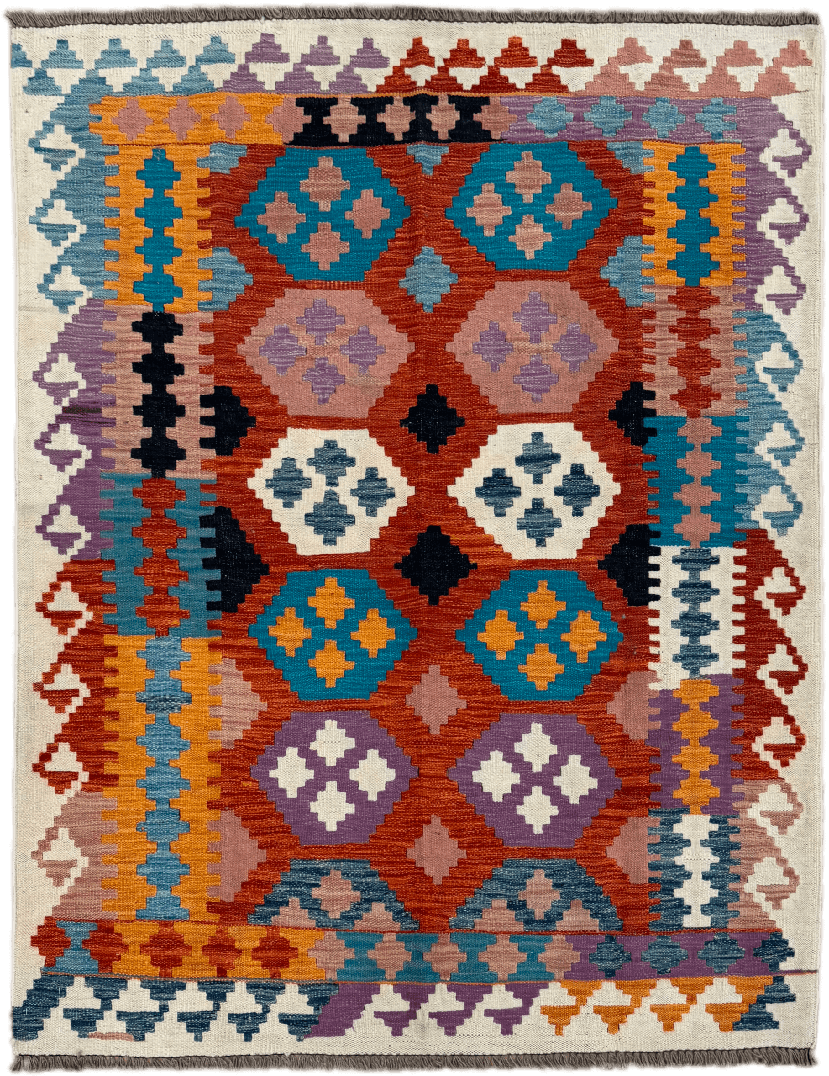 Chobi Kilim Rug - 192 cm x 148 cm