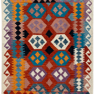Chobi Kilim Rug - 192 cm x 148 cm