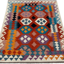 Chobi Kilim Rug - 192 cm x 148 cm