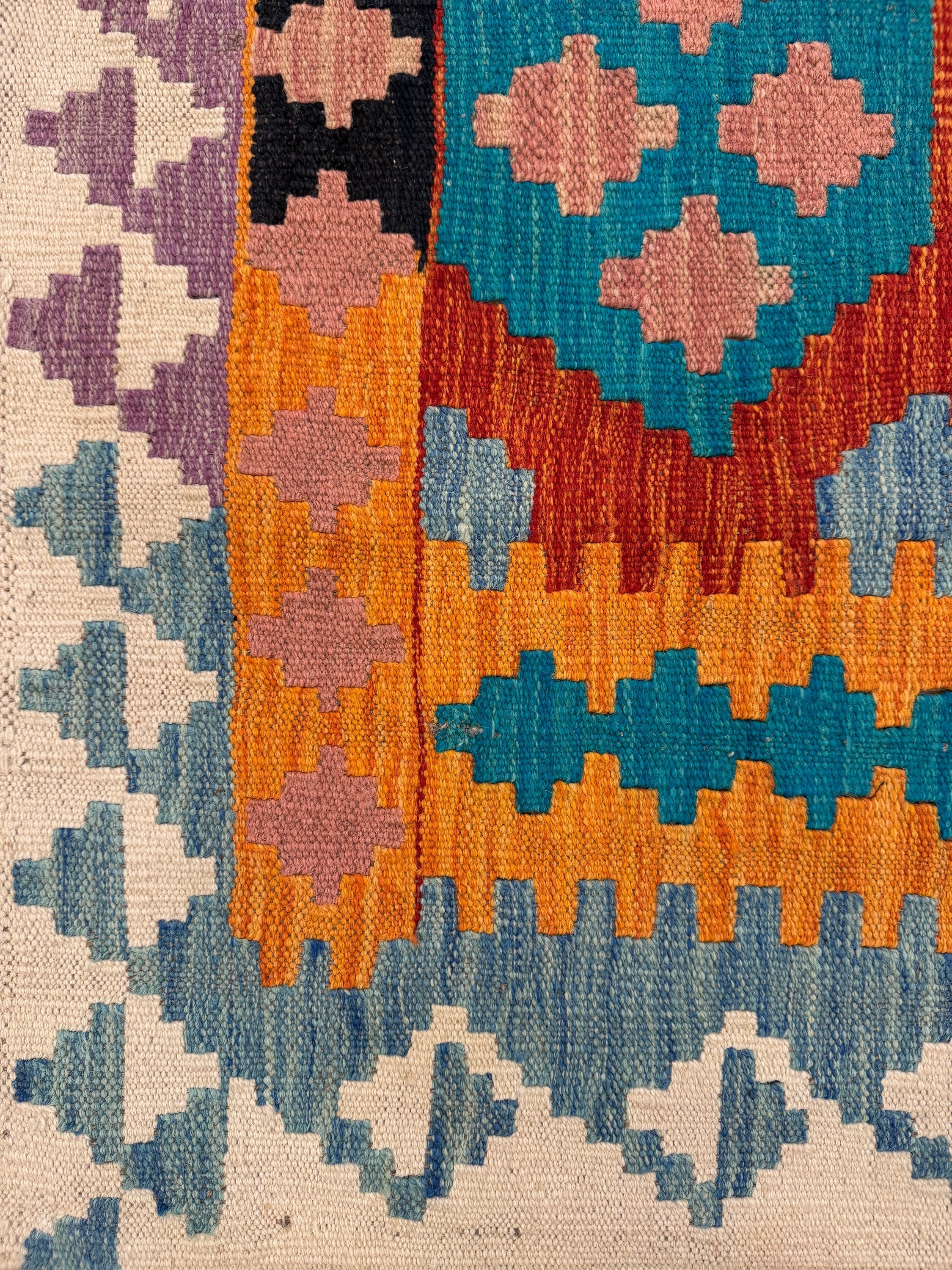 Chobi Kilim Rug - 192 cm x 148 cm