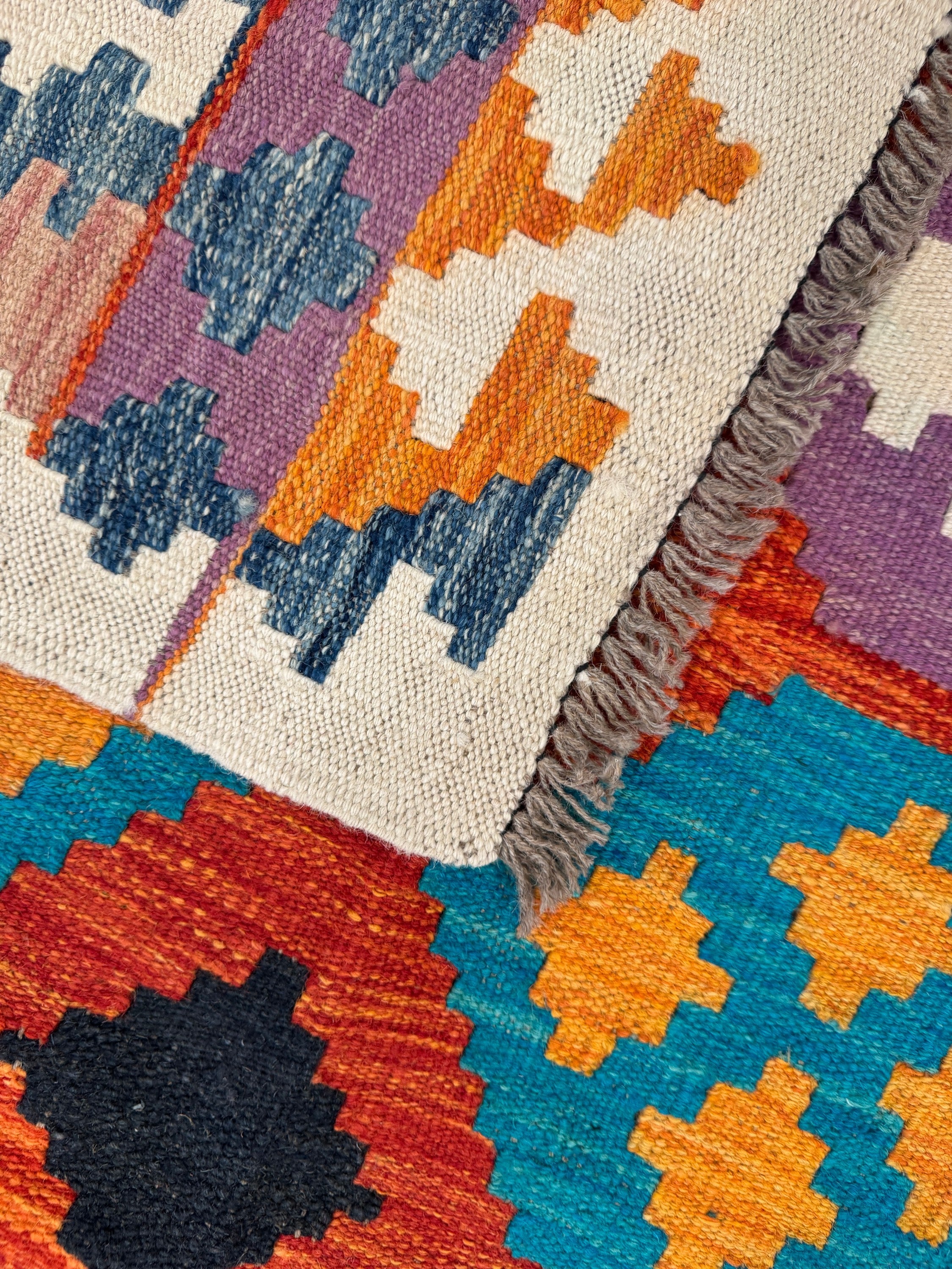 Chobi Kilim Rug - 192 cm x 148 cm