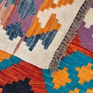 Chobi Kilim Rug - 192 cm x 148 cm