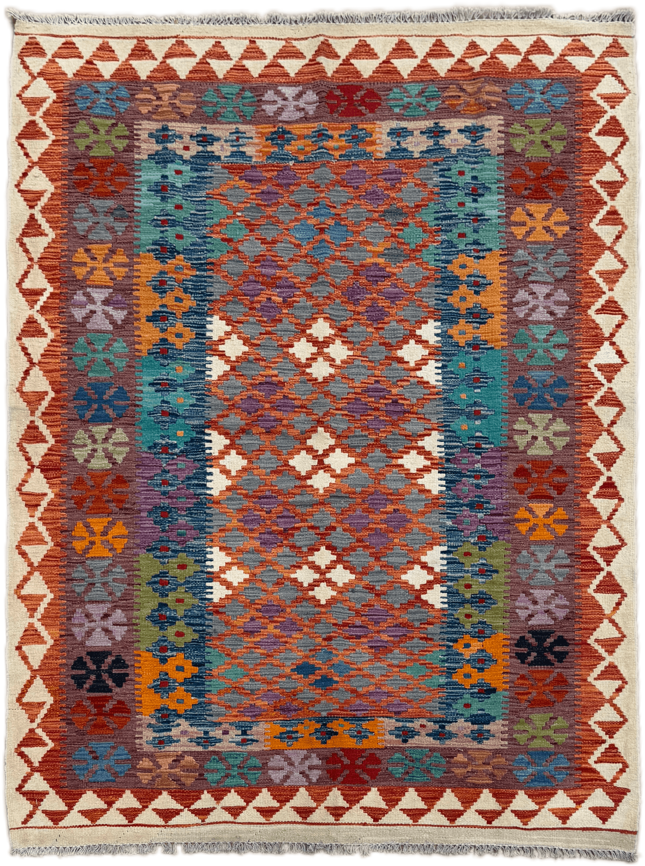 Chobi Kilim Rug - 204 cm x 152 cm