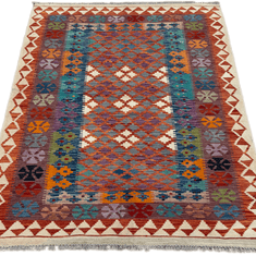 Chobi Kilim Rug - 204 cm x 152 cm