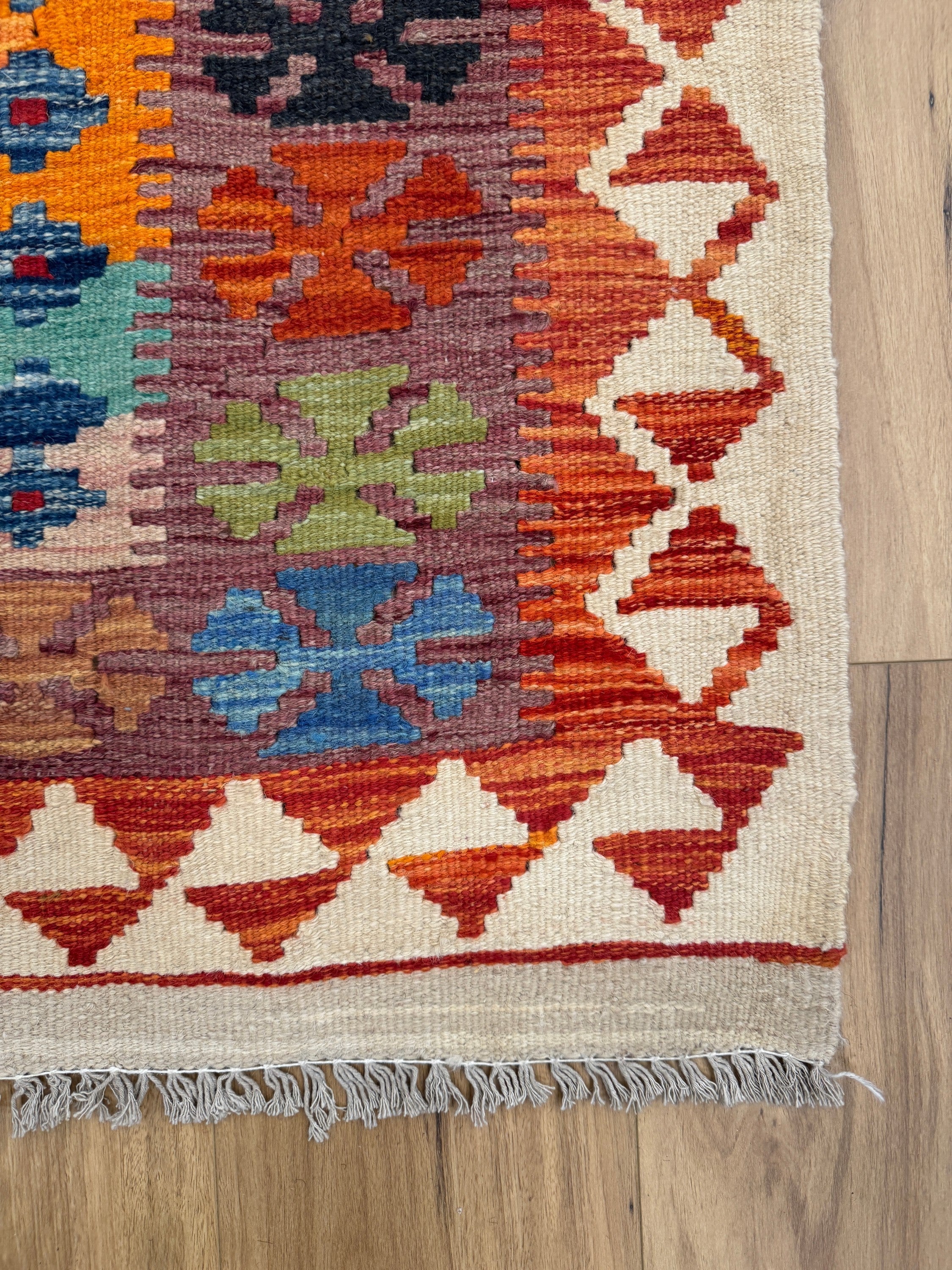 Chobi Kilim Rug - 204 cm x 152 cm