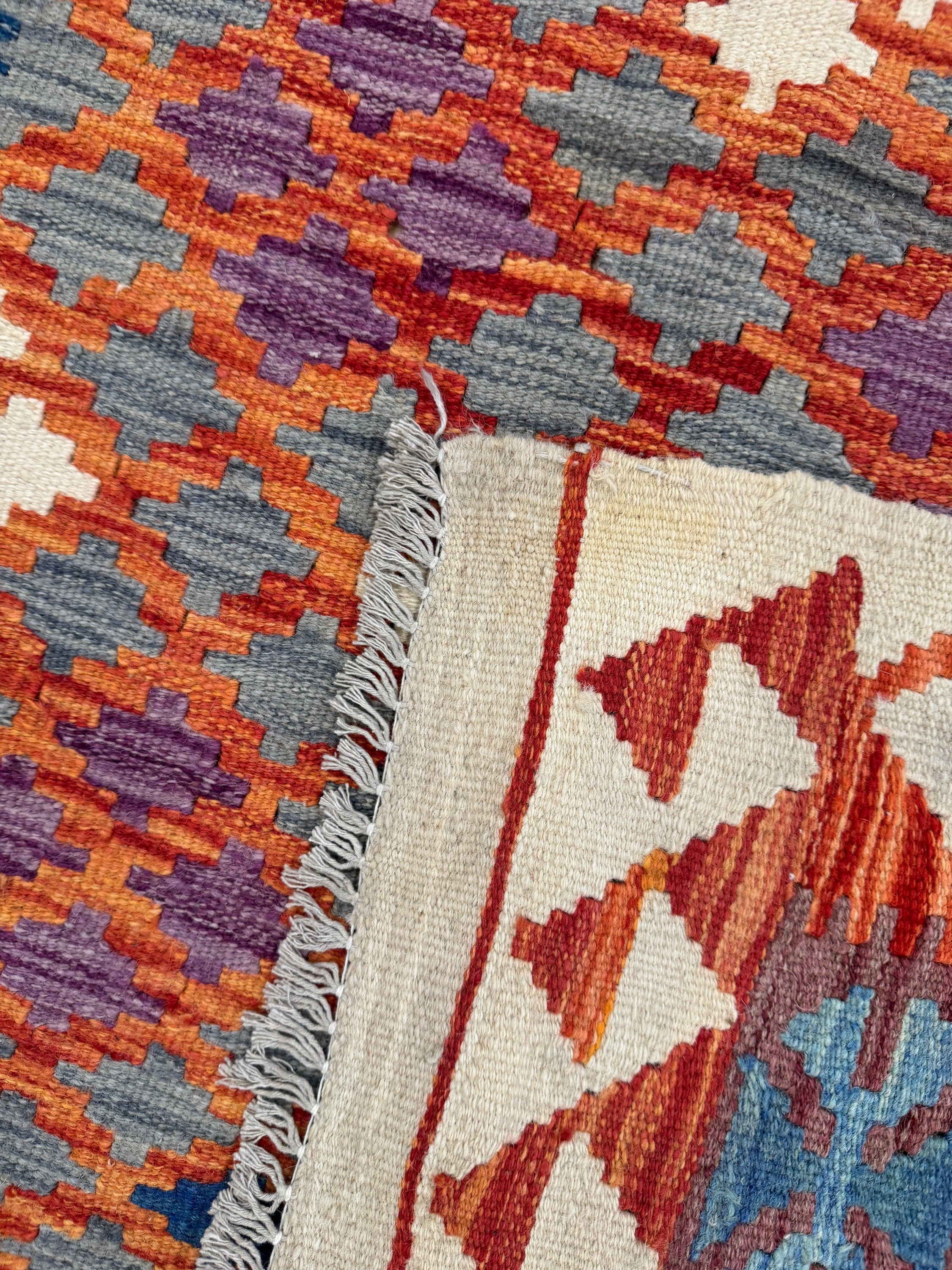 Chobi Kilim Rug - 204 cm x 152 cm