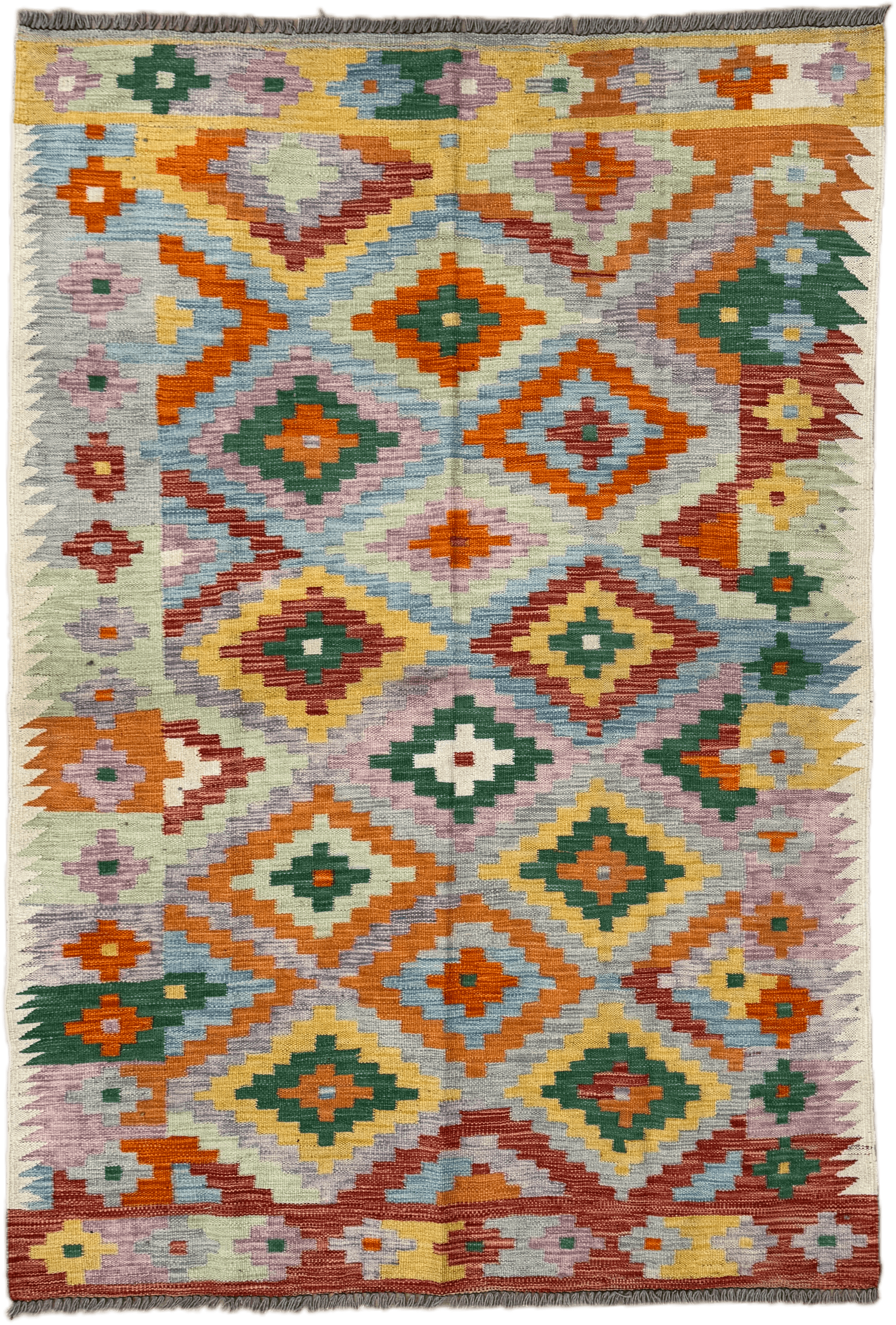 Chobi Kilim Rug - 204 cm x 138 cm