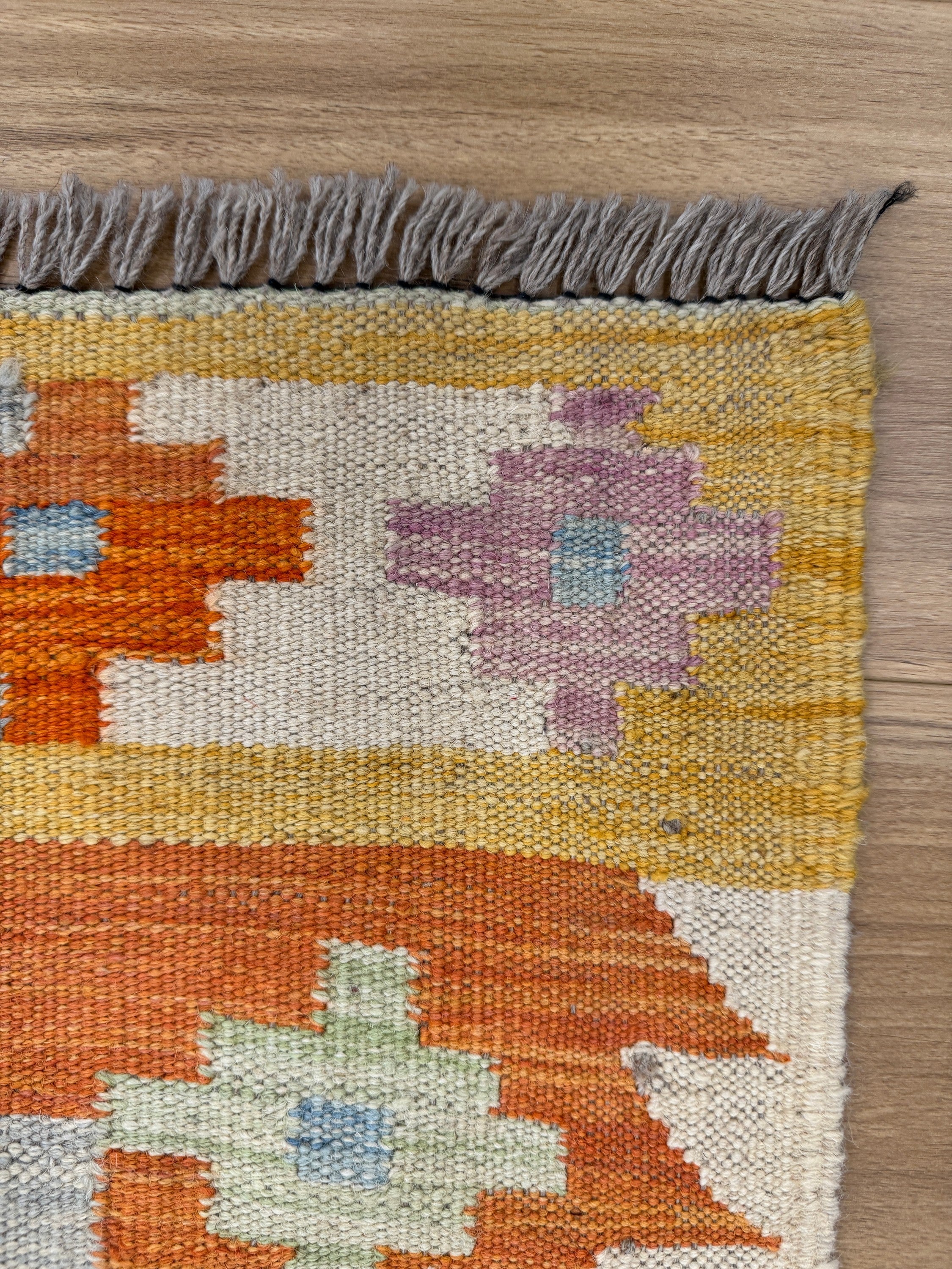 Chobi Kilim Rug - 204 cm x 138 cm
