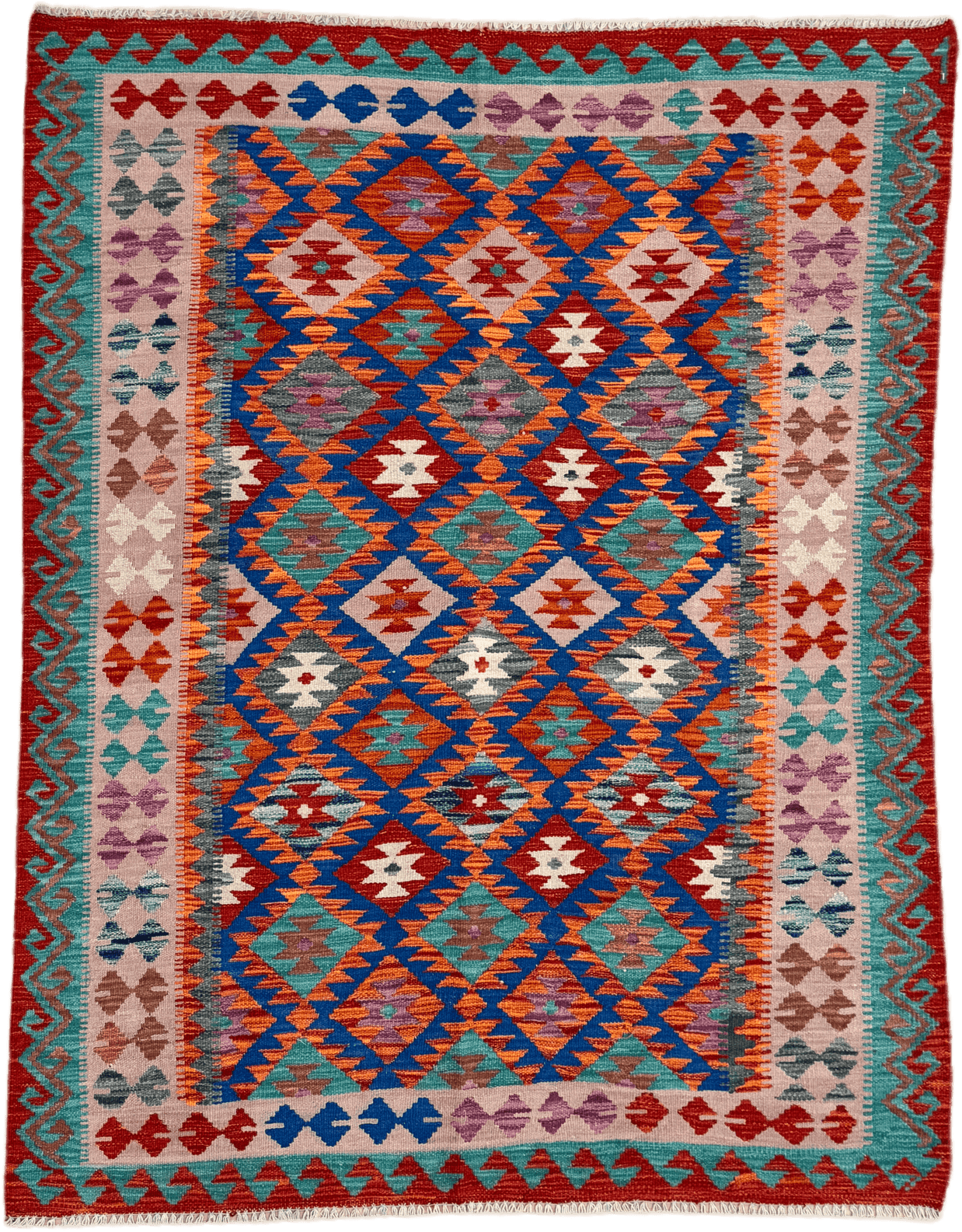 Chobi Kilim Rug - 192 cm x 150 cm