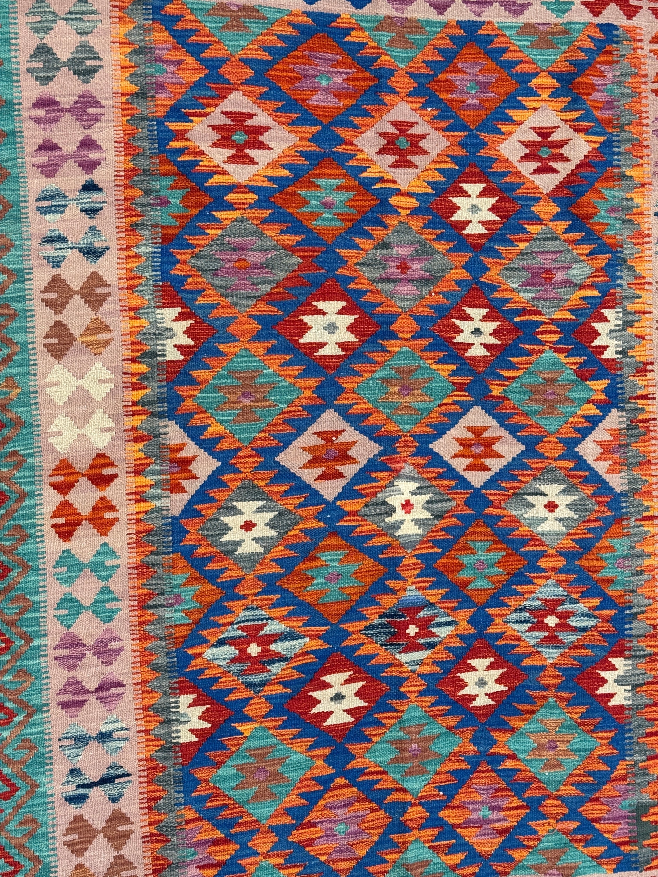 Chobi Kilim Rug - 192 cm x 150 cm