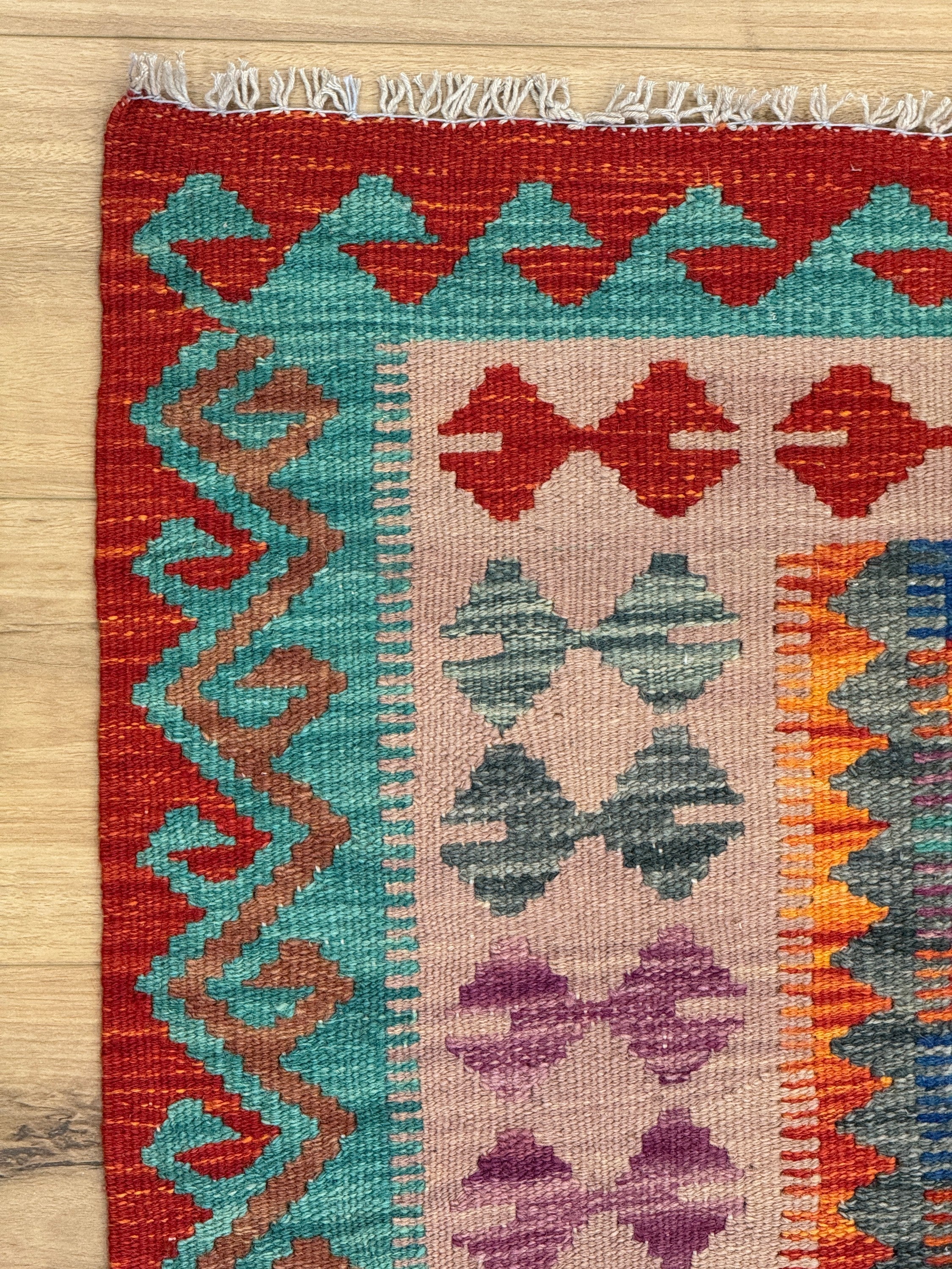 Chobi Kilim Rug - 192 cm x 150 cm