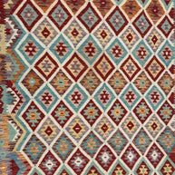 Chobi Kilim Rug - 191 cm x 156 cm