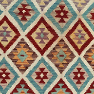 Chobi Kilim Rug - 191 cm x 156 cm