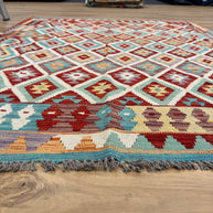 Chobi Kilim Rug - 191 cm x 156 cm