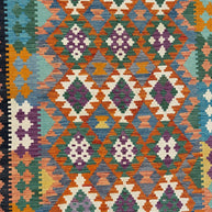 Chobi Kilim Rug - 195 cm x 153 cm