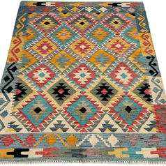 Chobi Kilim Rug - 207 cm x 155 cm