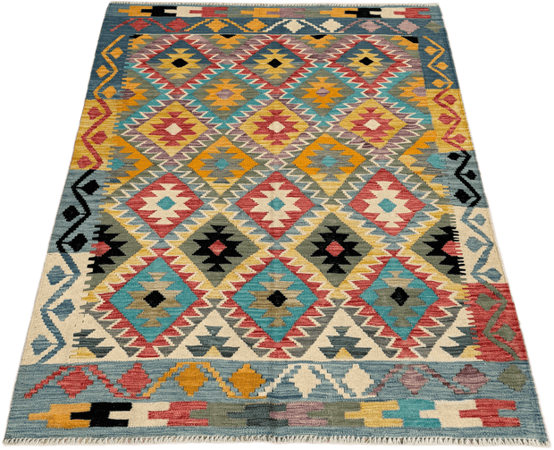 Chobi Kilim Rug - 207 cm x 155 cm