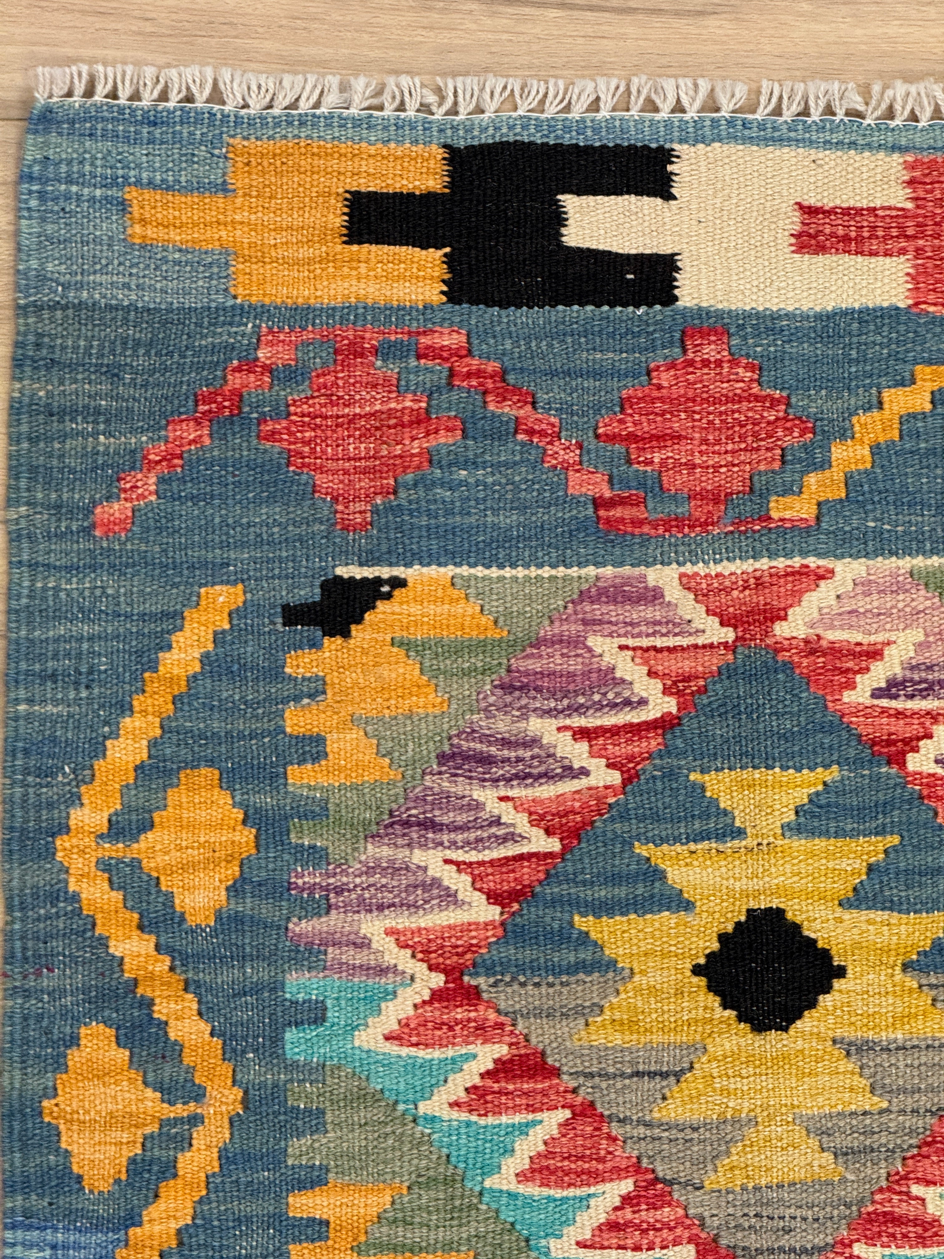 Chobi Kilim Rug - 207 cm x 155 cm