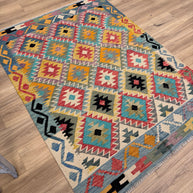 Chobi Kilim Rug - 207 cm x 155 cm