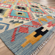 Chobi Kilim Rug - 207 cm x 155 cm
