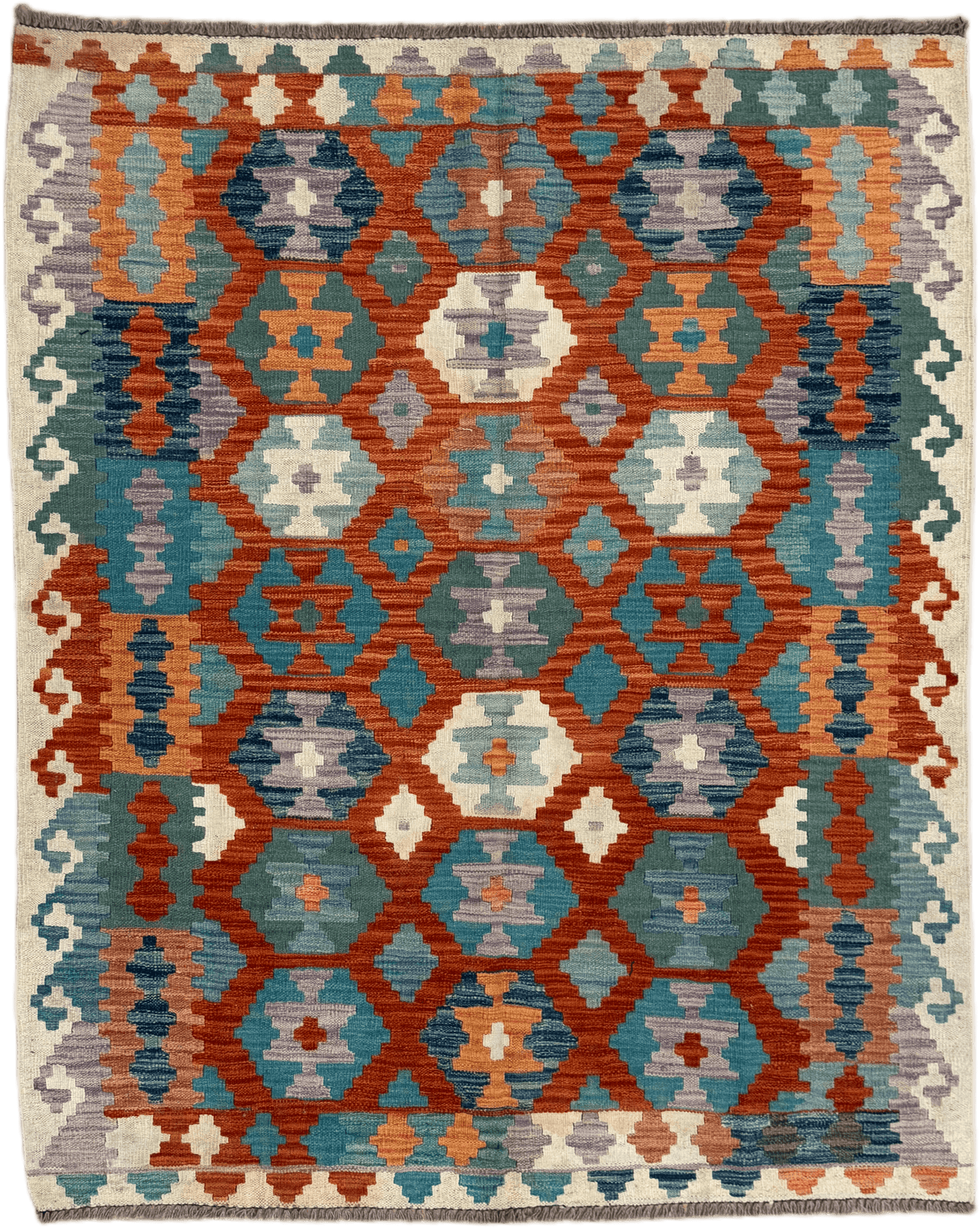 Chobi Kilim Rug - 193 cm x 154 cm