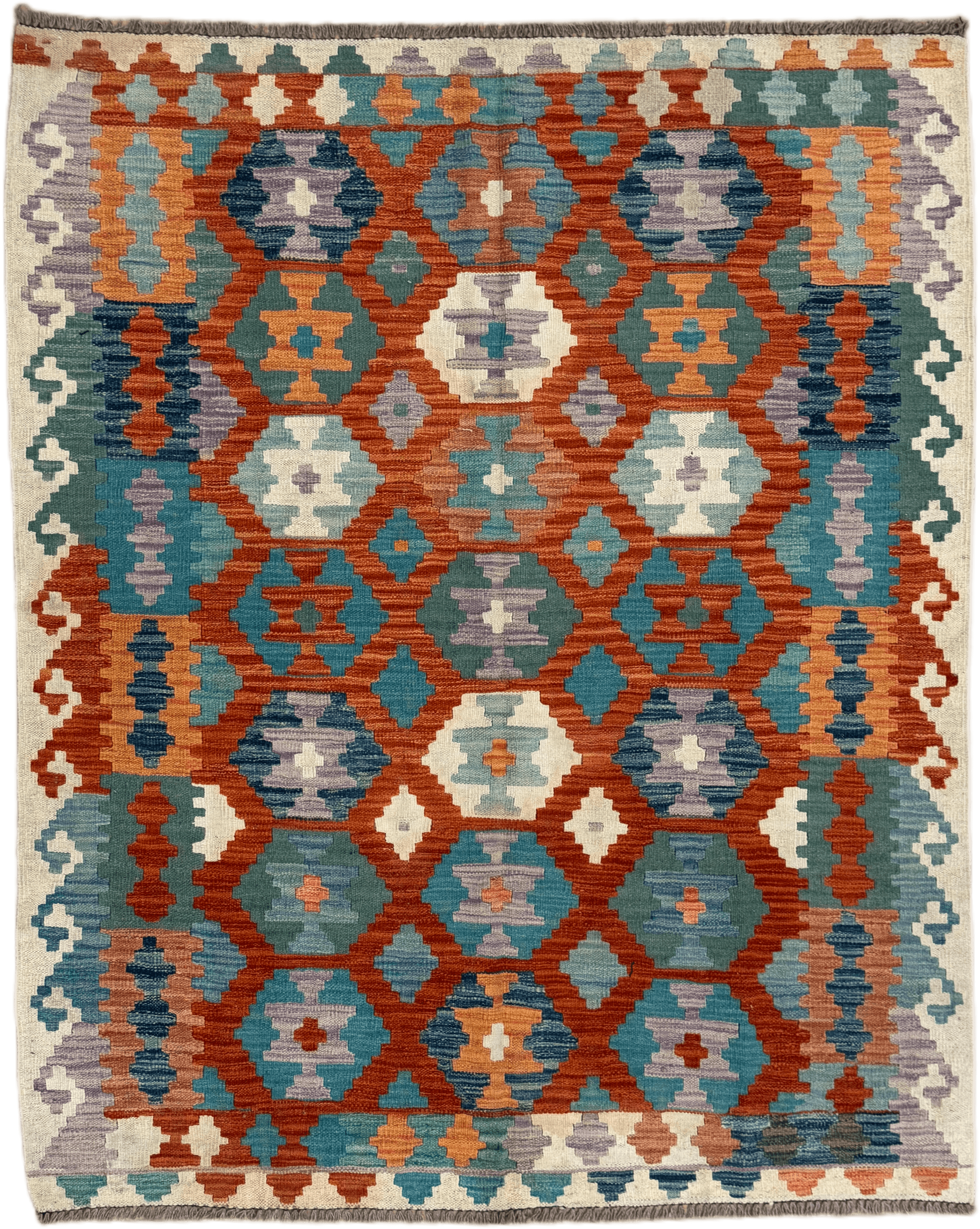 Chobi Kilim Rug - 193 cm x 154 cm