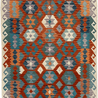 Chobi Kilim Rug - 193 cm x 154 cm