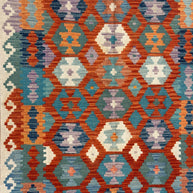 Chobi Kilim Rug - 193 cm x 154 cm