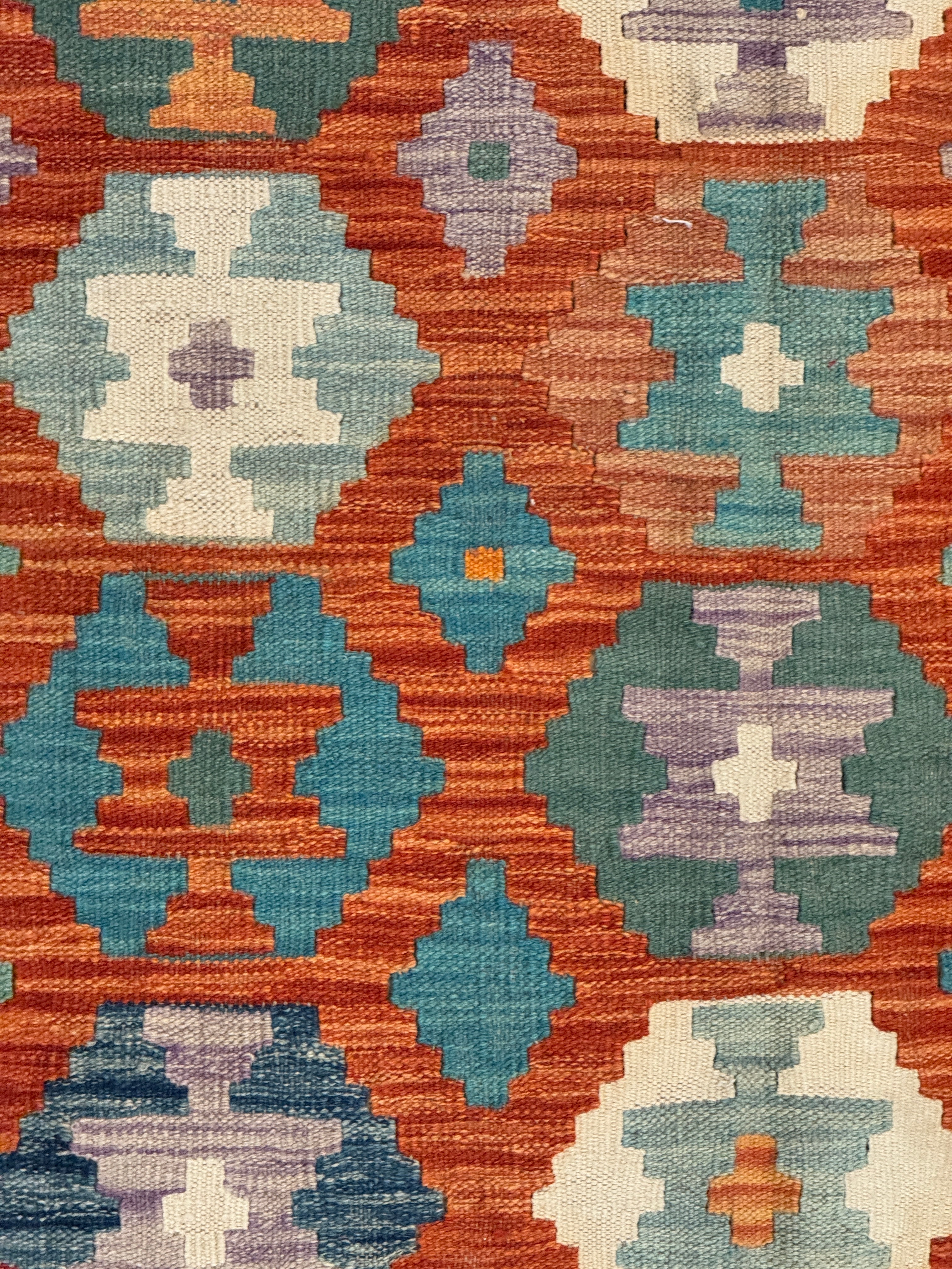 Chobi Kilim Rug - 193 cm x 154 cm