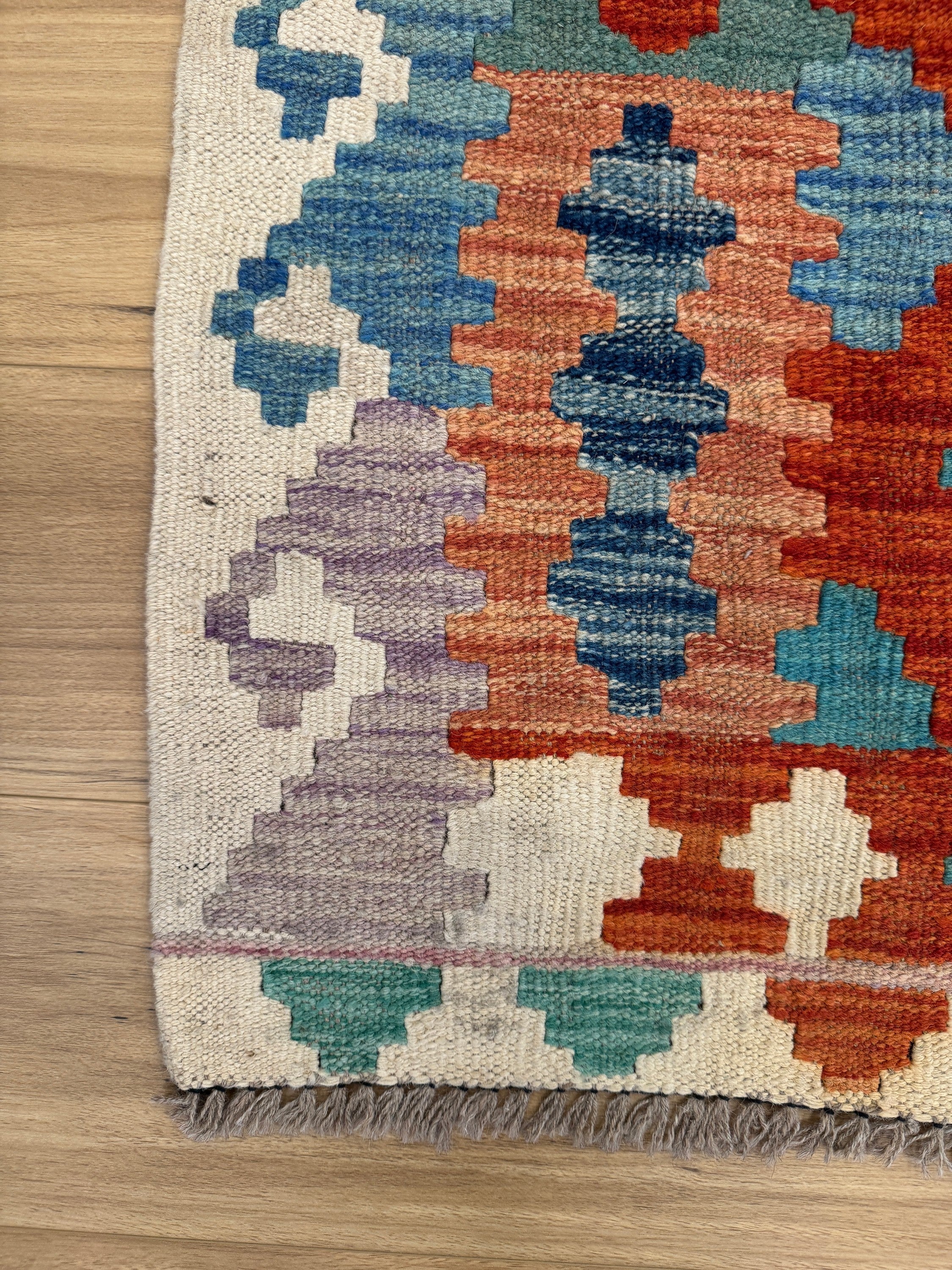 Chobi Kilim Rug - 193 cm x 154 cm