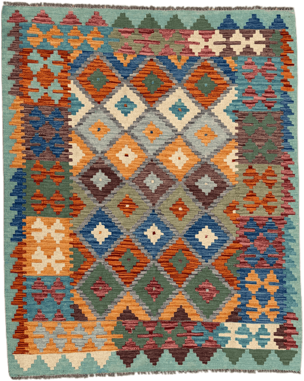 Chobi Kilim Rug - 194 cm x 155 cm