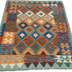 Chobi Kilim Rug - 194 cm x 155 cm
