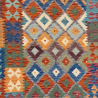 Chobi Kilim Rug - 194 cm x 155 cm